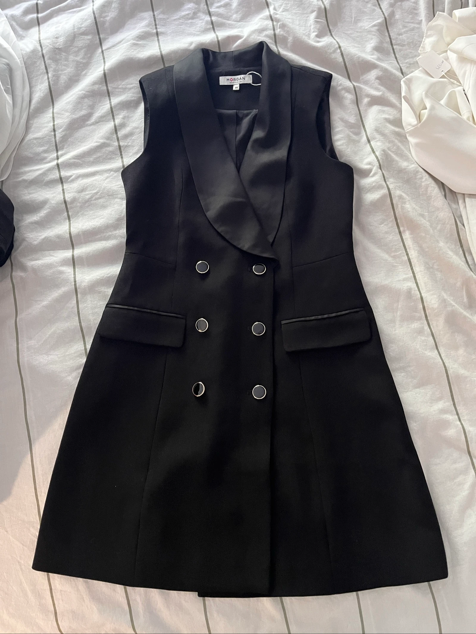Morgan Black Rita Dress Size 36 – photo 2